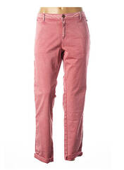 Pantalon droit rose SUMMUM pour femme seconde vue