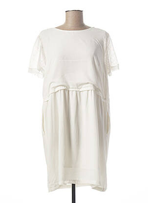 Robe courte blanc EMI-JO pour femme