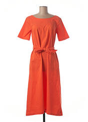 Robe mi-longue orange LOLA ESPELETA pour femme seconde vue