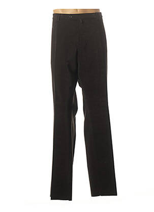 Pantalon droit tissage velours taille normale vert BECKER homme
