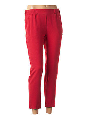 Pantalon 7/8 rouge OTTOD'AME pour femme