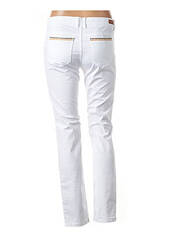 Pantalon slim blanc MAYJUNE pour femme seconde vue