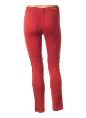 Pantalon slim rouge MAYJUNE pour femme seconde vue