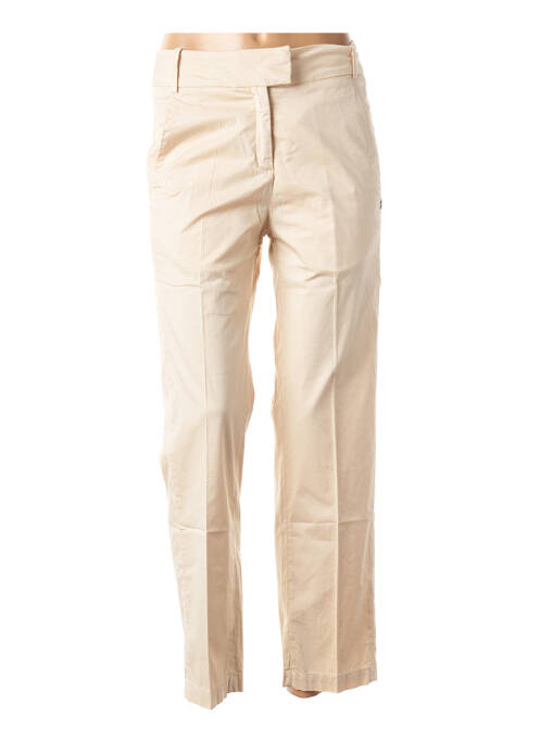 Pantalon droit beige OTTOD'AME pour femme