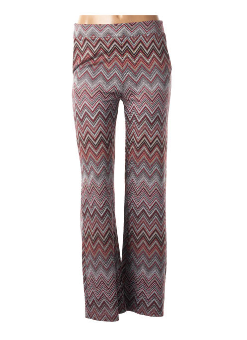 Pantalon droit rouge AU SOLEIL DE ST TROPEZ pour femme