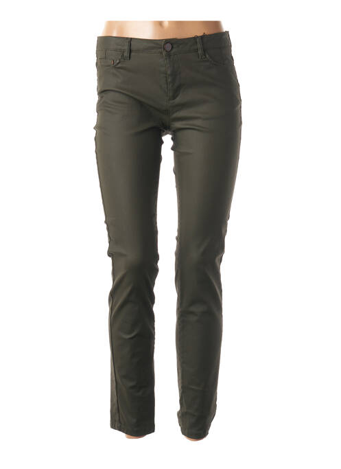 Pantalon slim vert MAYJUNE pour femme