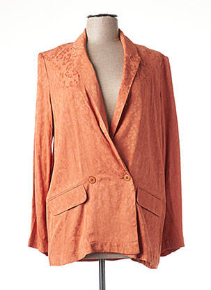 Blazer fausses poches orange LA FEE MARABOUTEE femme