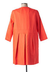 Manteau long orange LA FEE MARABOUTEE pour femme seconde vue