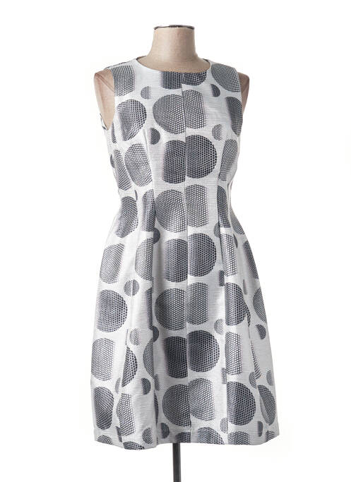 Robe mi-longue gris LA FEE MARABOUTEE pour femme