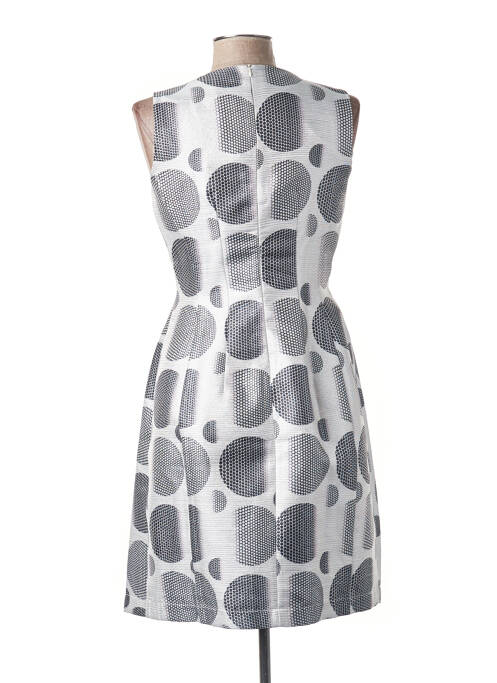 Robe mi-longue gris LA FEE MARABOUTEE pour femme
