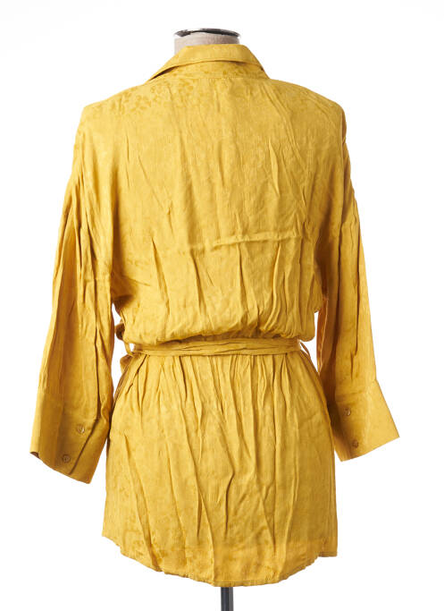 Veste casual jaune LA FEE MARABOUTEE pour femme