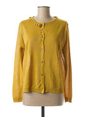 Gilet manches longues jaune LA FEE MARABOUTEE pour femme seconde vue