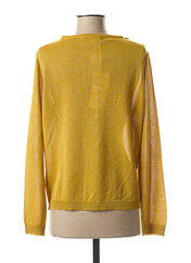 Gilet manches longues jaune LA FEE MARABOUTEE pour femme seconde vue