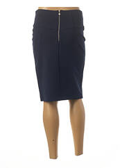 Jupe mi-longue bleu JUS D'ORANGE pour femme seconde vue