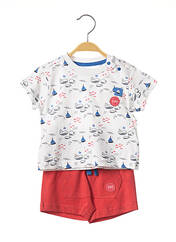 Ensemble short blanc LOSAN pour garçon seconde vue