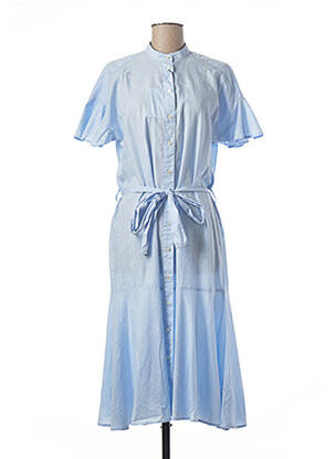 Robe mi-longue bleu GANT pour femme