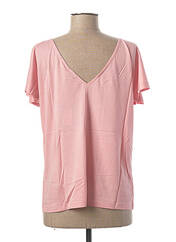 T-shirt rose GANT pour femme seconde vue