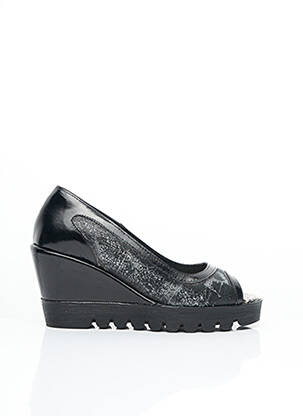 Sandales/Nu pieds noir CLAMP pour femme