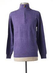 Pull violet YVES ENZO pour homme seconde vue