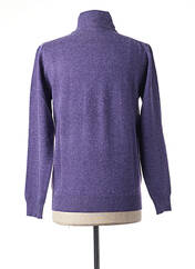 Pull violet YVES ENZO pour homme seconde vue