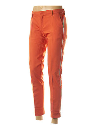 Pantalon 7/8 orange BO'AIME pour femme