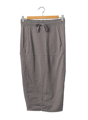 Jupe mi-longue gris YAYA femme