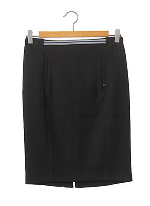 Jupe mi-longue noir I.CODE (By IKKS) femme