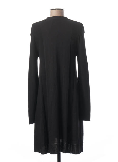 Robe mi-longue noir LAUREN VIDAL pour femme