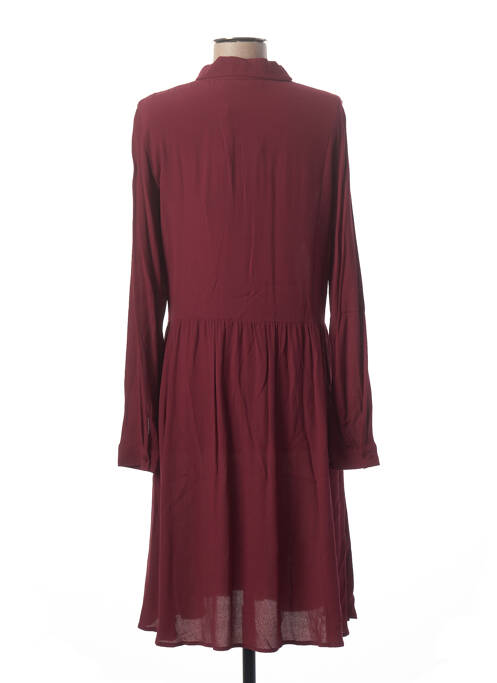 Robe mi-longue rouge MINIMUM pour femme