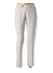 Pantalon 7/8 blanc QUIET pour femme seconde vue