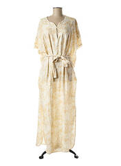 Robe longue beige MY SUNDAY MORNING pour femme seconde vue