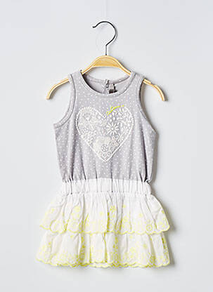 Robe mi-longue gris CATIMINI fille