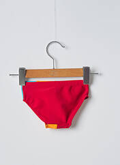 Bas de maillot de bain rouge CLAYEUX pour fille seconde vue
