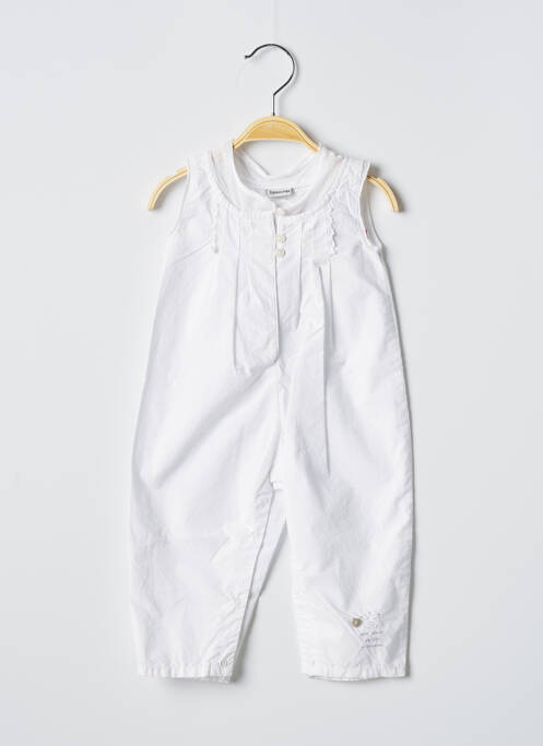 Combi-pantalon blanc 3 POMMES pour fille