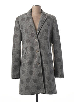 Manteau long gris DANIELA COOL pour femme