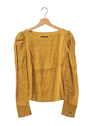 Top coupe cintrée jaune COP COPINE femme