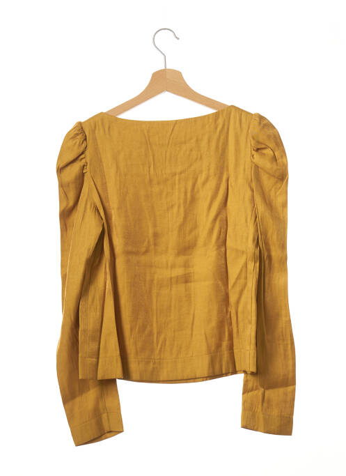 Top coupe cintrée jaune COP COPINE femme