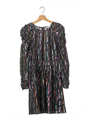 Robe courte fermeture zippée au dos manches courtes noir & OTHER STORIES femme