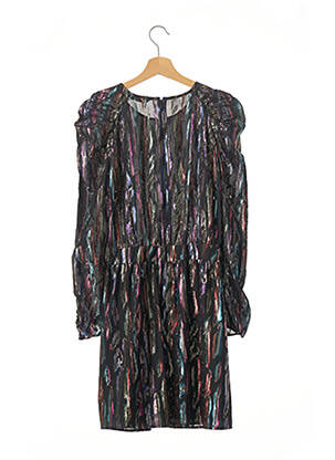 Robe courte fermeture zippée au dos manches courtes noir & OTHER STORIES femme