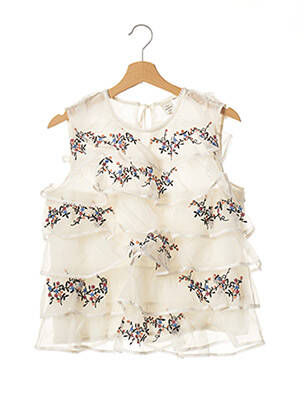 Top sans manche sans manche blanc SEEN WORN KEPT femme