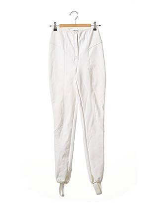 Pantalon droit blanc SKIDRESS pour femme