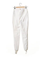 Pantalon droit blanc SKIDRESS pour femme seconde vue