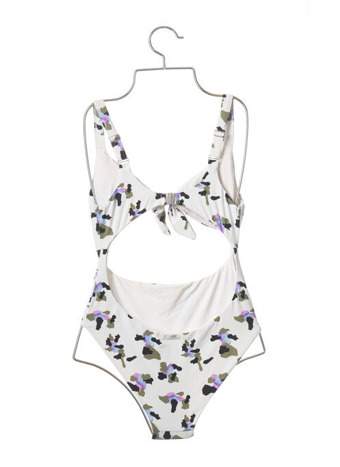 Maillot de bain 1 pièce blanc TET pour femme