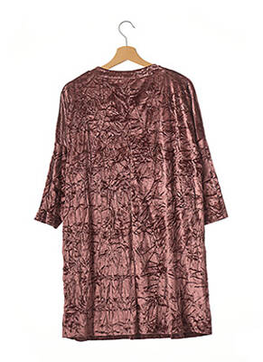 Robe Courte Col Rond Rose Zara Femme 1810347-rose00 Modz