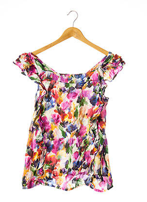 Top imprimé fantaisie rose IMPREVU femme