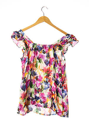 Top imprimé fantaisie rose IMPREVU femme