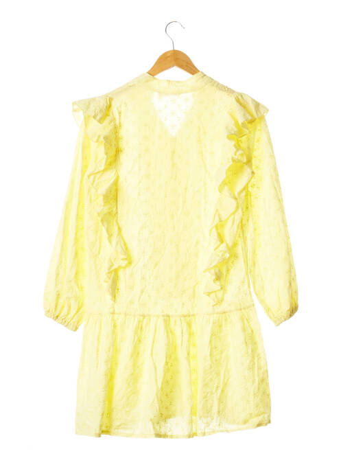 Robe courte jaune IMPREVU pour femme
