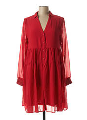 Robe mi-longue rouge GRACE & MILA pour femme seconde vue