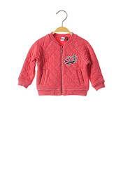 Blouson rose 3 POMMES pour fille seconde vue