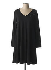 Robe pull noir MALOKA pour femme seconde vue